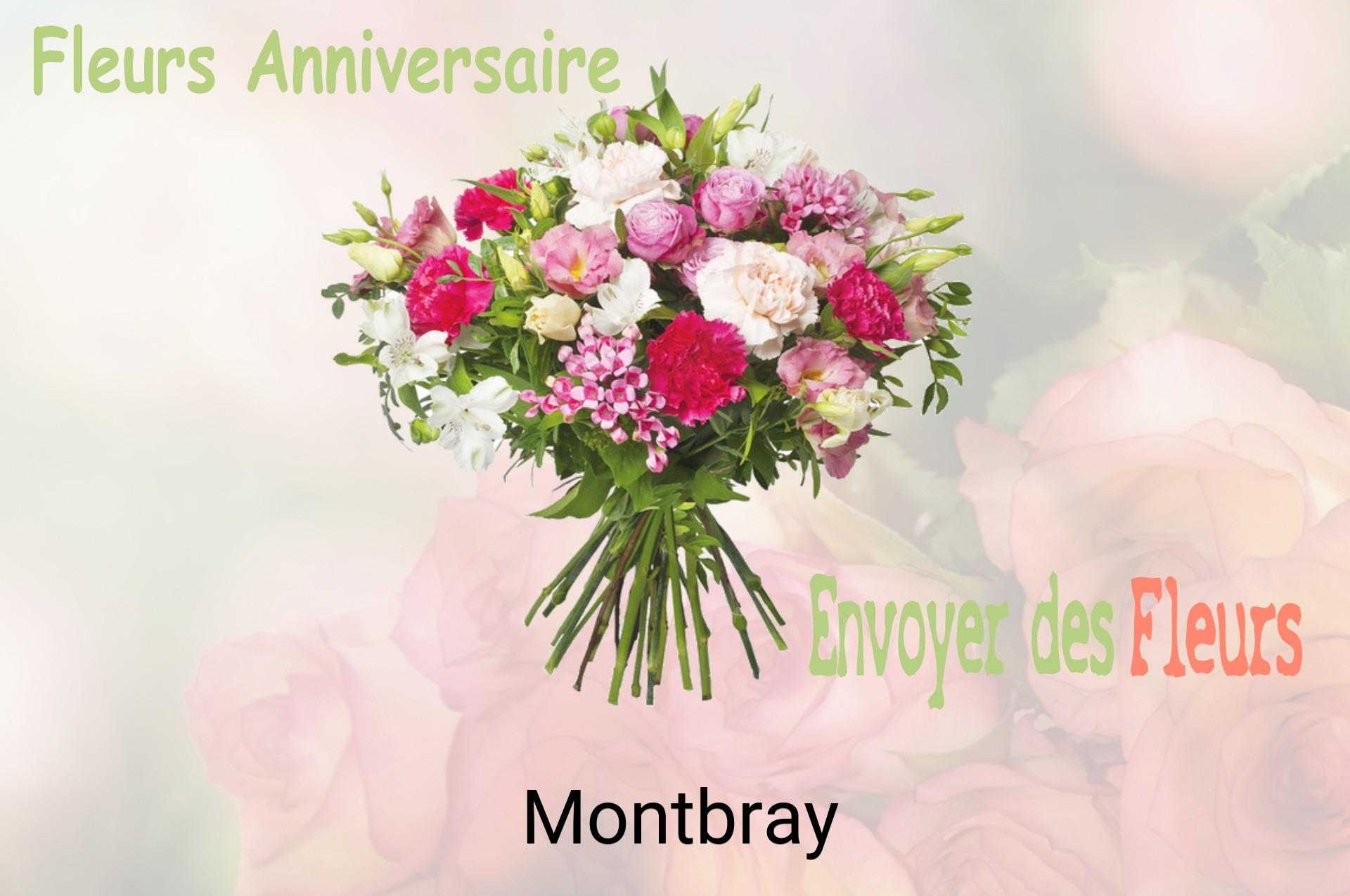 Bouquet de fleurs d’anniversaire livré à Montbray